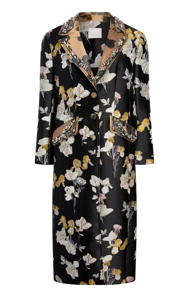 Cinq Sept Rabia Coat Blackmulti Women Jackets