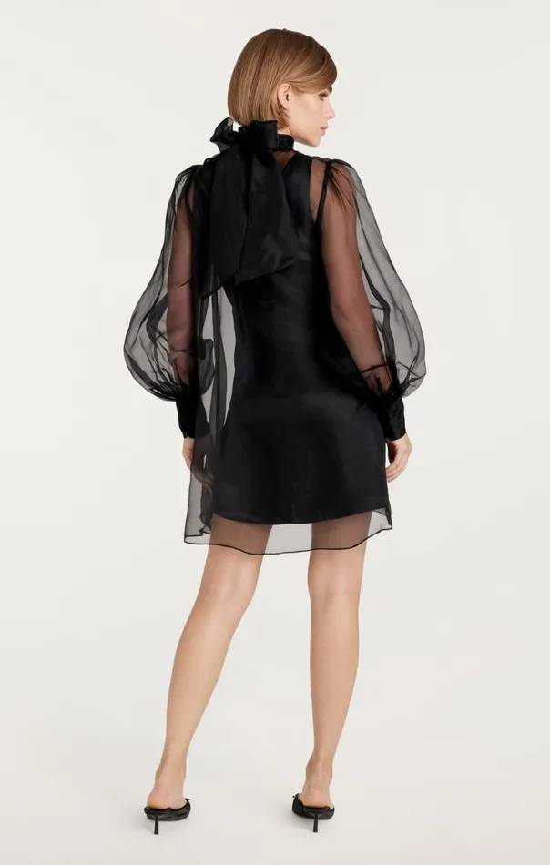 Cinq Sept Reo Dress Black Women Cocktail and Evening