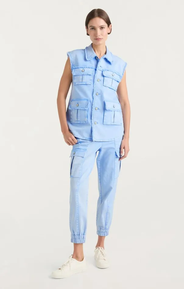 Cinq Sept Sleeveless Vera Jacket Skylight Women Jackets