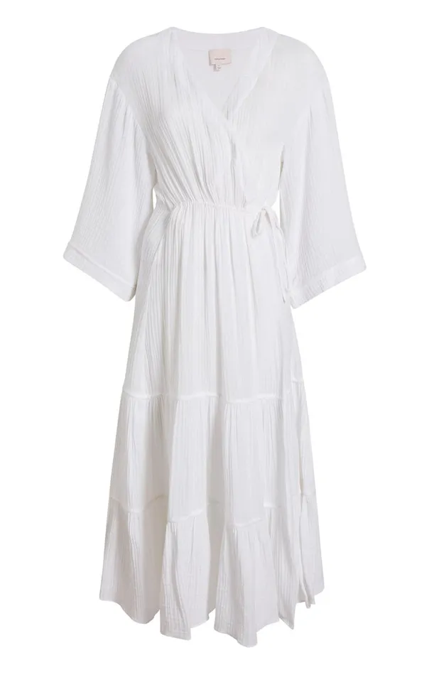 Cinq Sept Torey Dress White Women Coverups