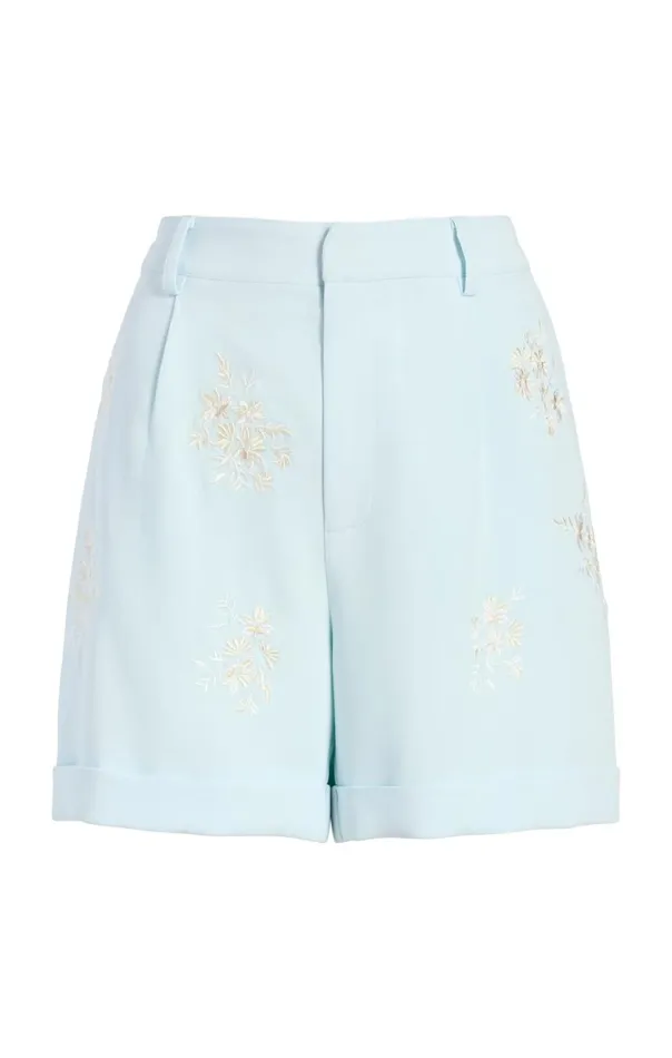 Cinq Sept Wildflower Bouquet Maxine Short Glacialbluemulti Women Shorts