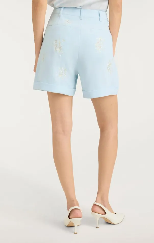 Cinq Sept Wildflower Bouquet Maxine Short Glacialbluemulti Women Shorts