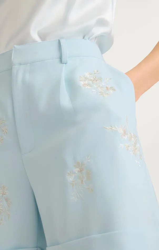 Cinq Sept Wildflower Bouquet Maxine Short Glacialbluemulti Women Shorts