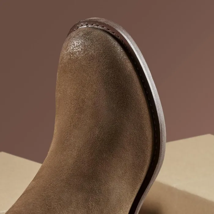 Clarks Ankle Boots Chamberly Top Walnut Suede 8211 Women