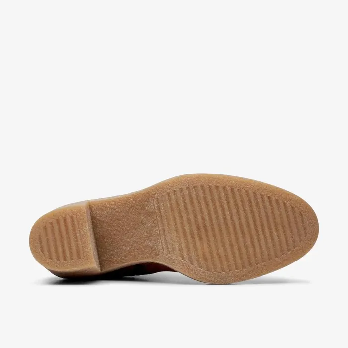 Clarks Ankle Boots Colden Up Dark Tan Suede 8211 Women