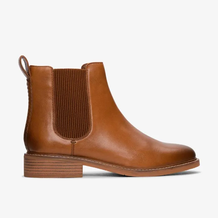 Clarks Ankle Boots Cologne Arlo 2 Tan Leather 8211 Women