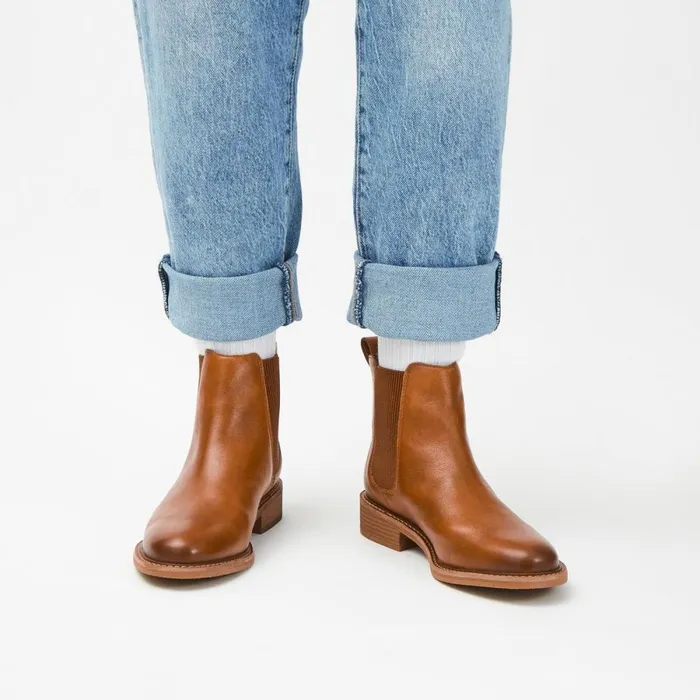 Clarks Ankle Boots Cologne Arlo 2 Tan Leather 8211 Women