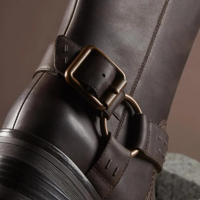 Clarks Ankle Boots Rebelle Up Walnut Leather 8211 Women