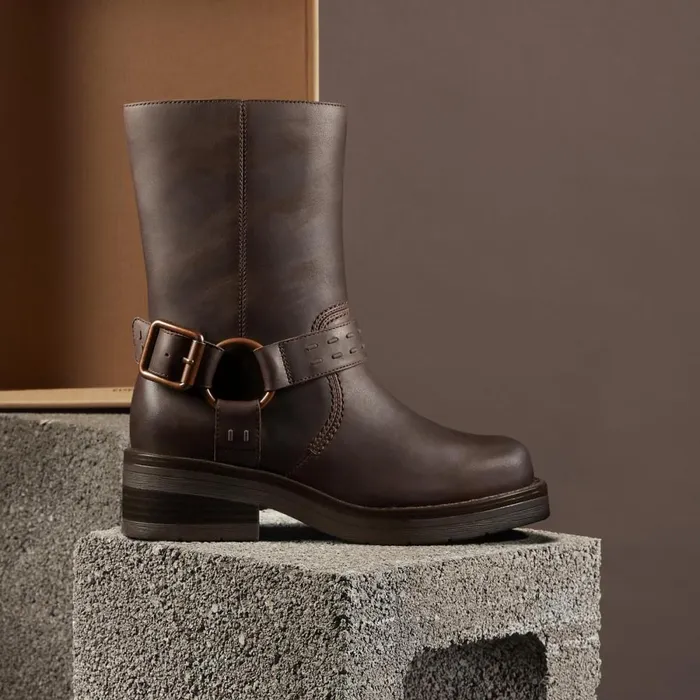 Clarks Ankle Boots Rebelle Up Walnut Leather 8211 Women