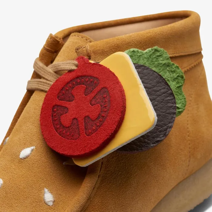 Clarks Ankle Boots Wallabee Boot Tan Embroidery 8211 WomenMen