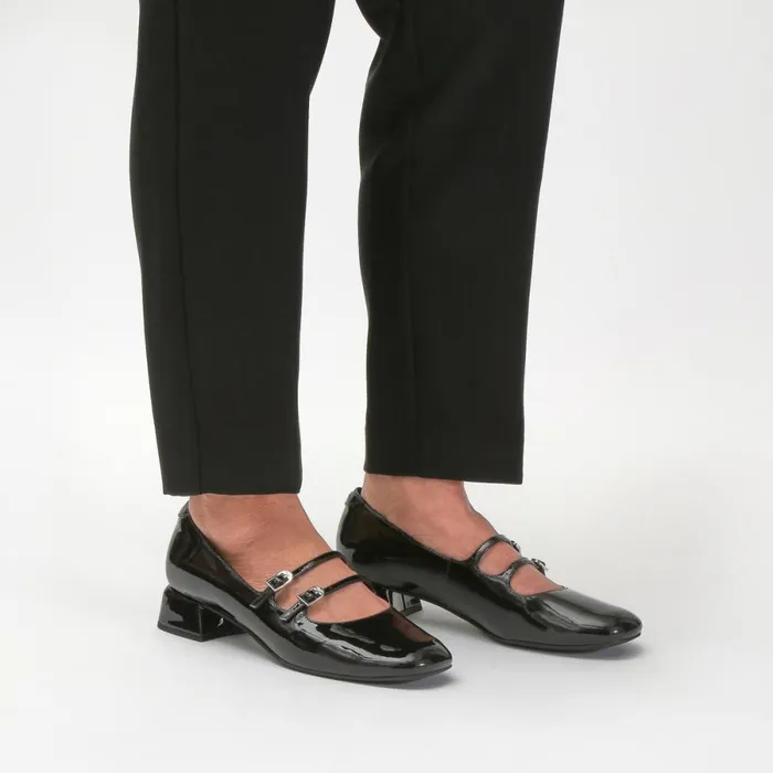 Clarks Ballet Pumps Daiss 30 Shine Black Patent 8211 Women