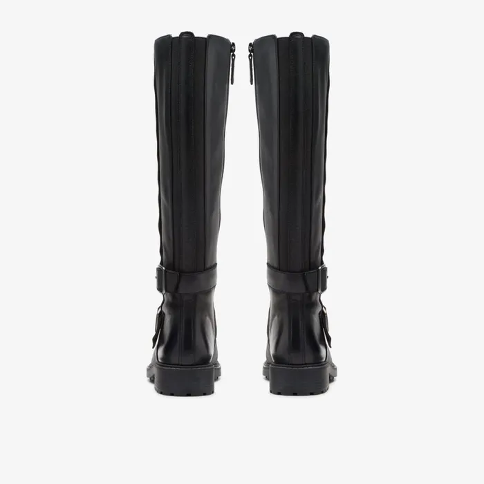 Clarks Black Boots Orinoco2 Tall Black Leather 8211 Women