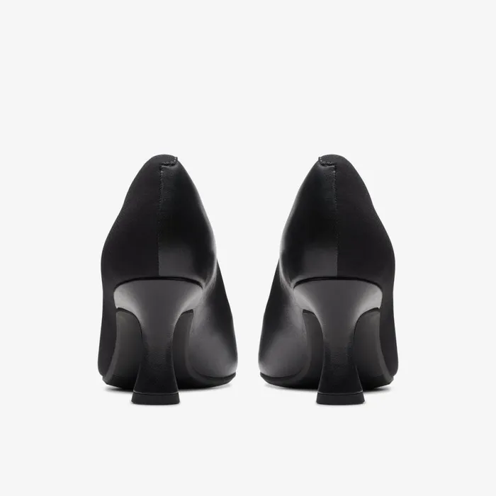 Clarks Black Shoes Kataleyna Rose Black Leather 8211 Women