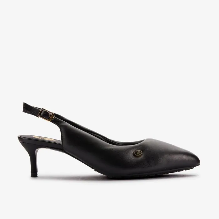 Clarks Black Shoes Martine Rose Sling Black Leather 8211 Women