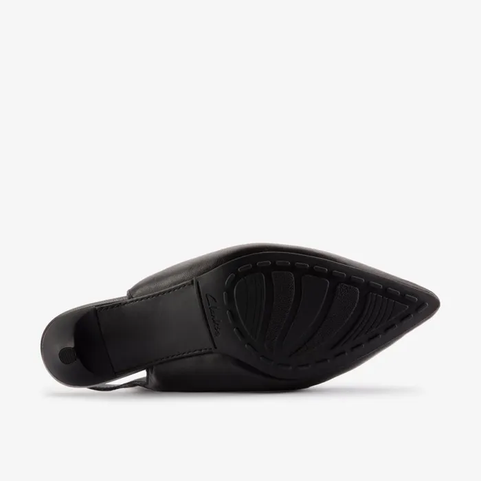 Clarks Black Shoes Martine Rose Sling Black Leather 8211 Women
