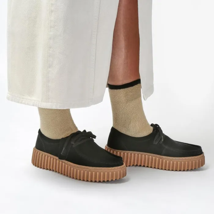 Clarks Black Shoes Torhill Bee Black Suede 8211 Women