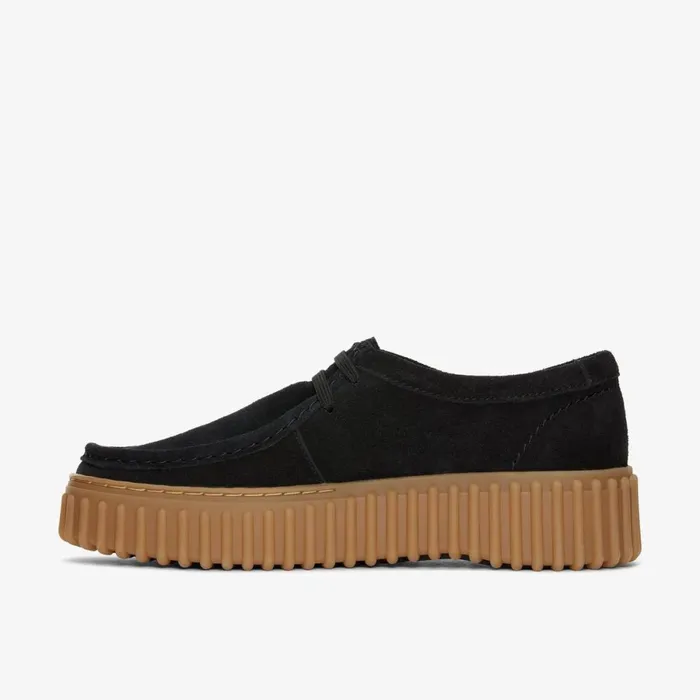 Clarks Black Shoes Torhill Bee Black Suede 8211 Women
