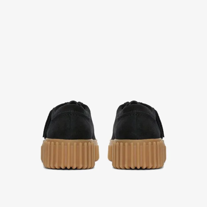 Clarks Black Shoes Torhill Bee Black Suede 8211 Women