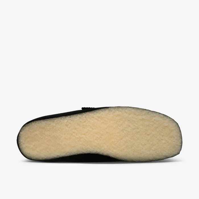 Clarks Black Shoes Wallabee Black Suede 8211 Men