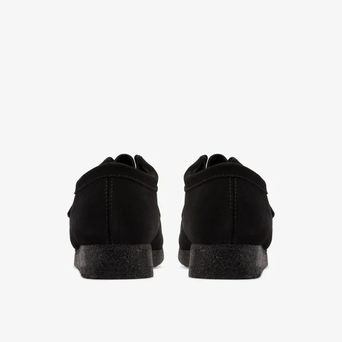 Clarks Black Shoes Wallabee Black Suede 8211 Men