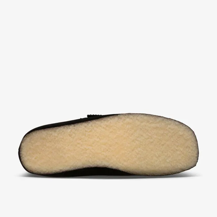 Clarks Black Shoes Wallabee Black Suede 8211 Women
