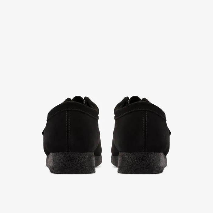 Clarks Black Shoes Wallabee Black Suede 8211 Women