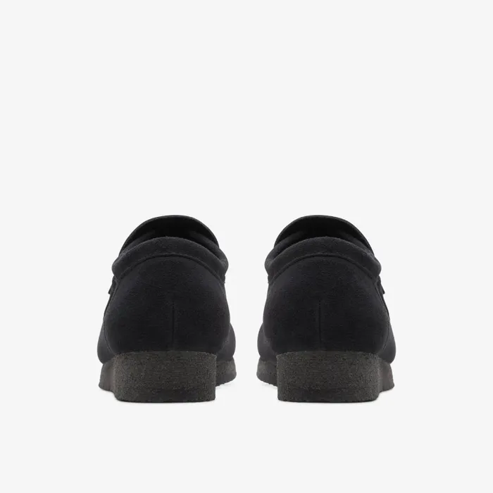 Clarks Black Shoes Wallabee Loafer Black Suede 8211 Men