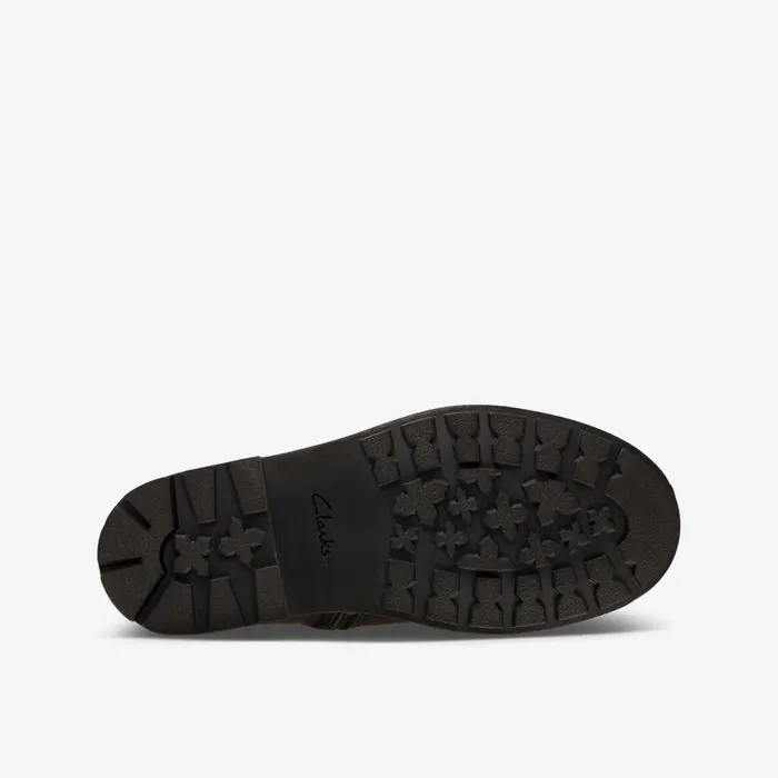 Clarks Boots Astrol Orin Black Leather 8211 Kids