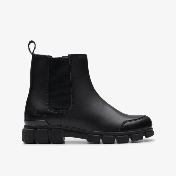 Clarks Boots Evyn Chelsea Black 8211 Kids