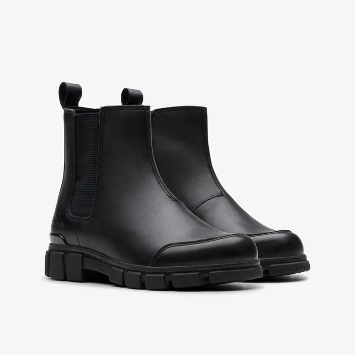 Clarks Boots Evyn Chelsea Black 8211 Kids