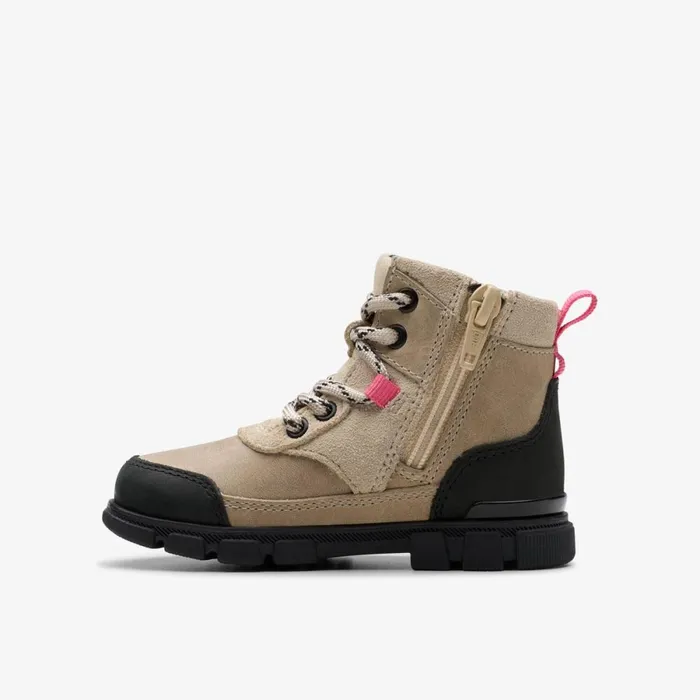 Clarks Boots Evyn Hike Toddler Off White 8211 Kids