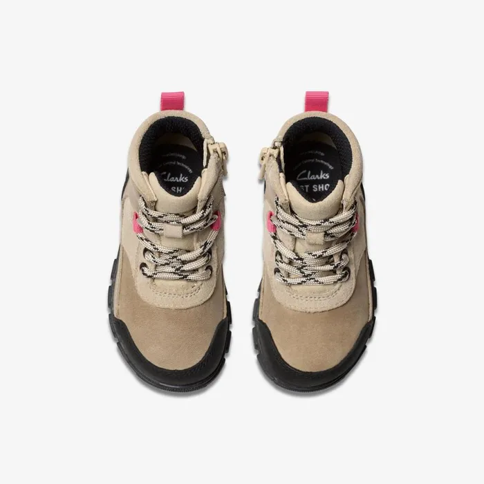 Clarks Boots Evyn Hike Toddler Off White 8211 Kids