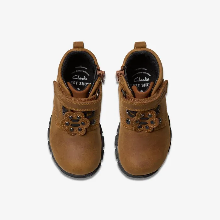 Clarks Boots Evyn Top Toddler Tan 8211 Kids