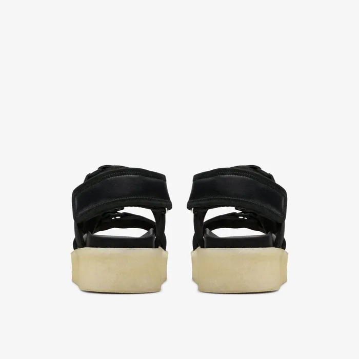 Clarks Flat Sandals Crepe Sandal Black Combination 8211 Women
