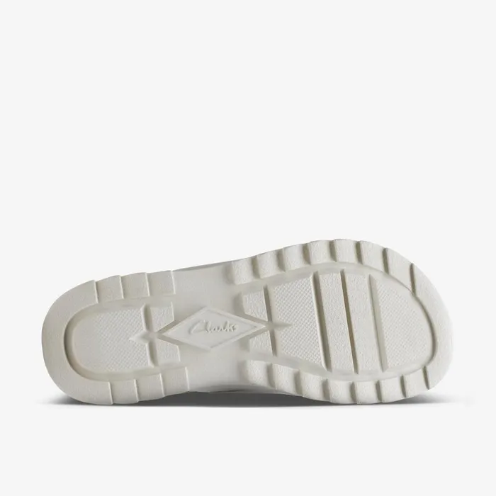 Clarks Flat Sandals Dash Lite Wish Off White Combination 8211 Women