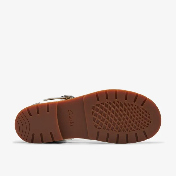 Clarks Flat Sandals Orinoco Cross Off White Leather 8211 Women