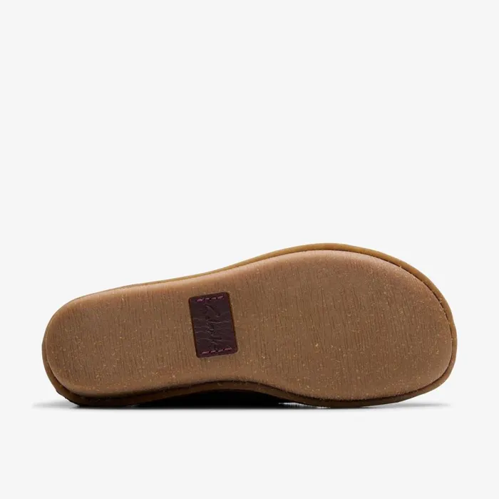 Clarks Flat Shoes Funny Dream Wine Leather 8211 Women