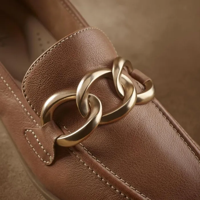Clarks Flat Shoes Sarafyna Iris Loafer Tan Leather 8211 Women