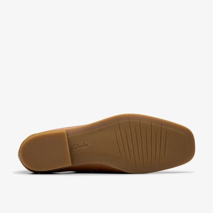 Clarks Flat Shoes Sarafyna Iris Loafer Tan Leather 8211 Women