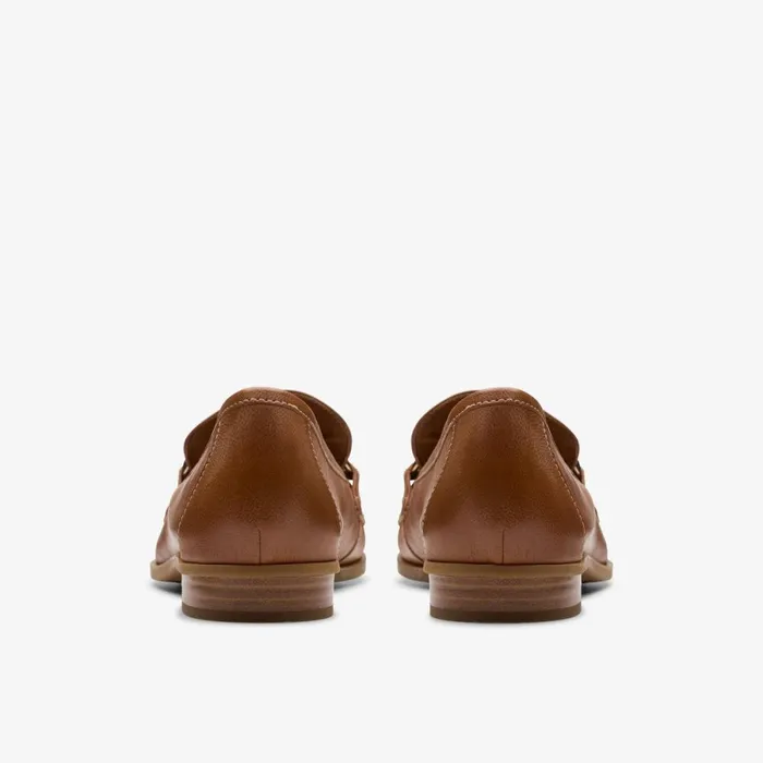 Clarks Flat Shoes Sarafyna Iris Loafer Tan Leather 8211 Women