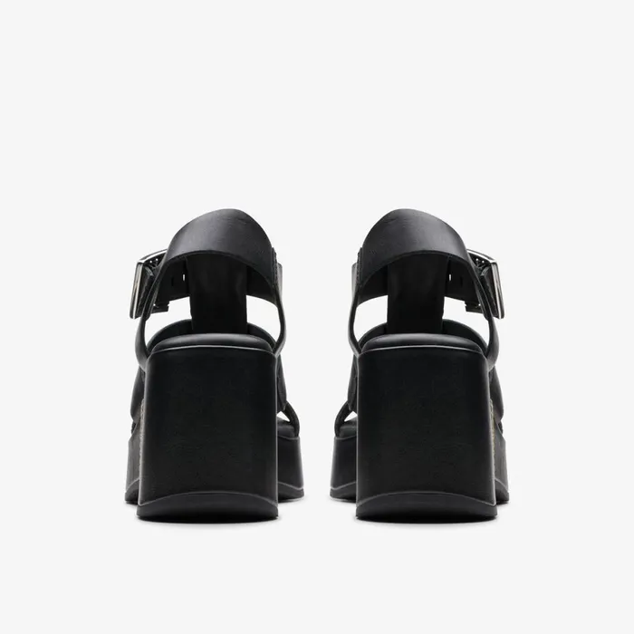 Clarks Heels Manon Cove Black Leather 8211 Women
