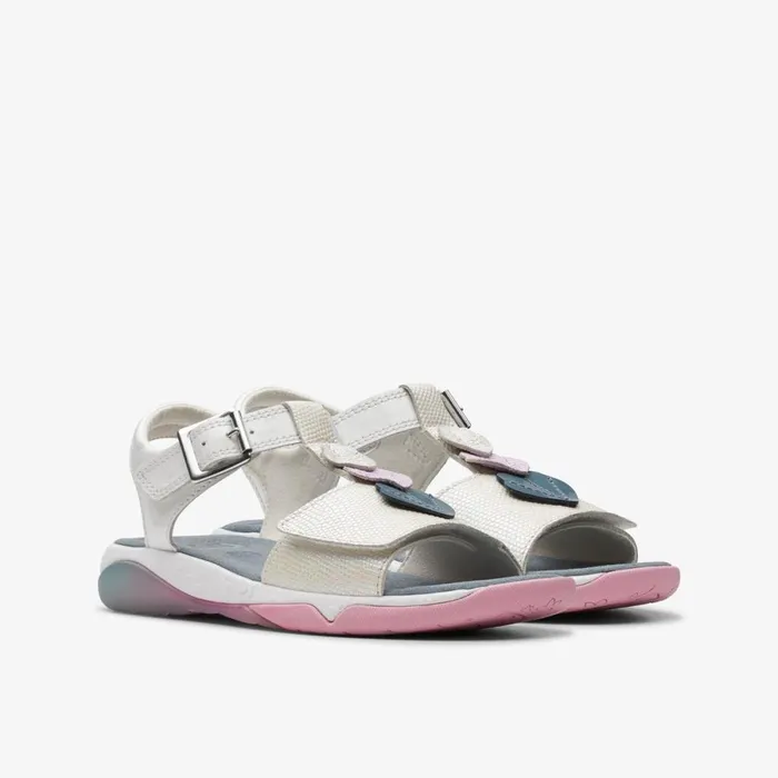 Clarks Sandals Osian Charm White 8211 Kids