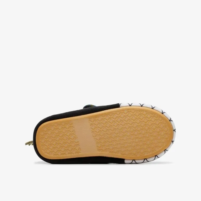 Clarks Slippers Fluffy Snug Khaki Combination 8211 Kids