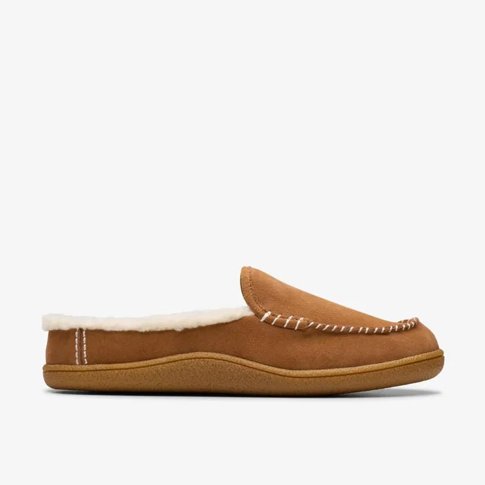 Clarks Slippers Pilton 2 Craft Tan Suede 8211 Women
