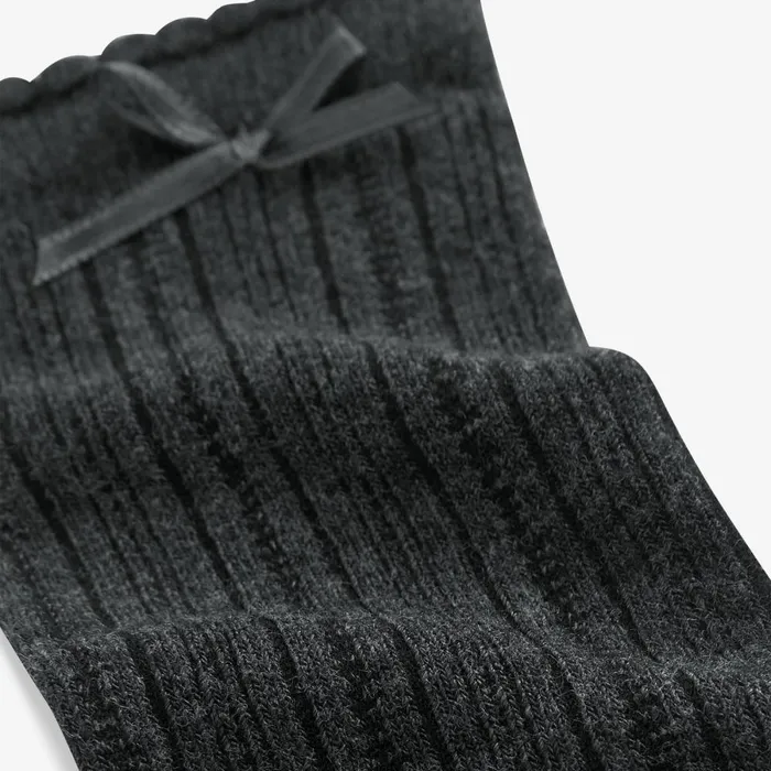 Clarks Socks and Tights Knee High Socks 2 Pack Infant Size 685 Grey 8211 Kids
