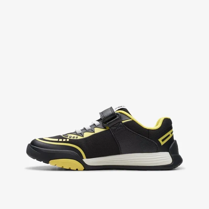 Clarks Trainers Cica Star Flex Black Combination 8211 Kids