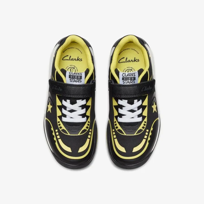 Clarks Trainers Cica Star Flex Black Combination 8211 Kids