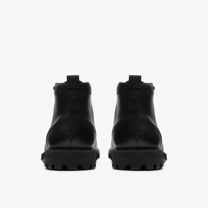 Clarks Waterproof Boots Batcombe Mix GoreTex Black Leather 8211 Men