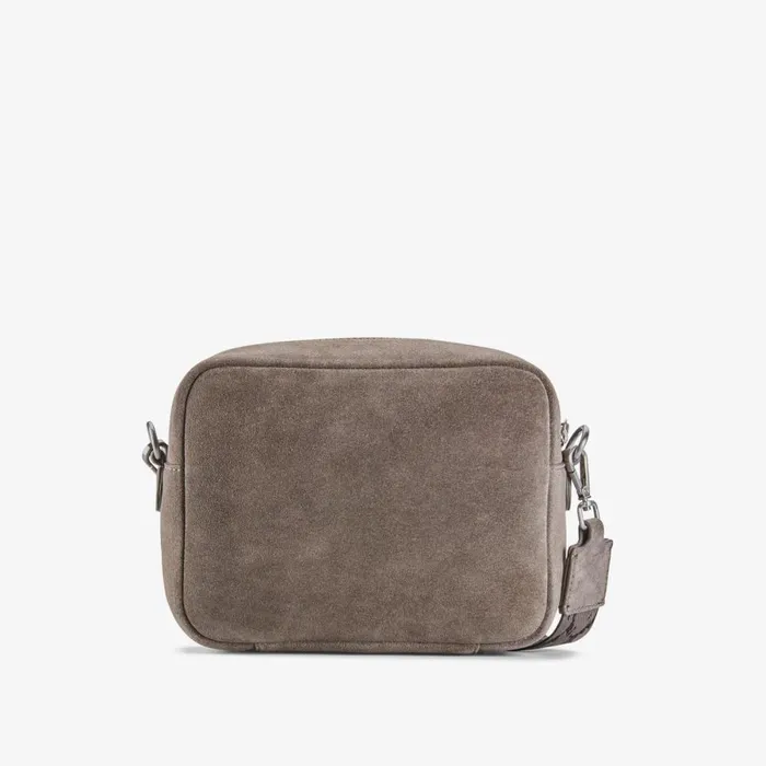 Clarks Women039s Bags Kierra Strap Dark Grey Suede 8211 Women