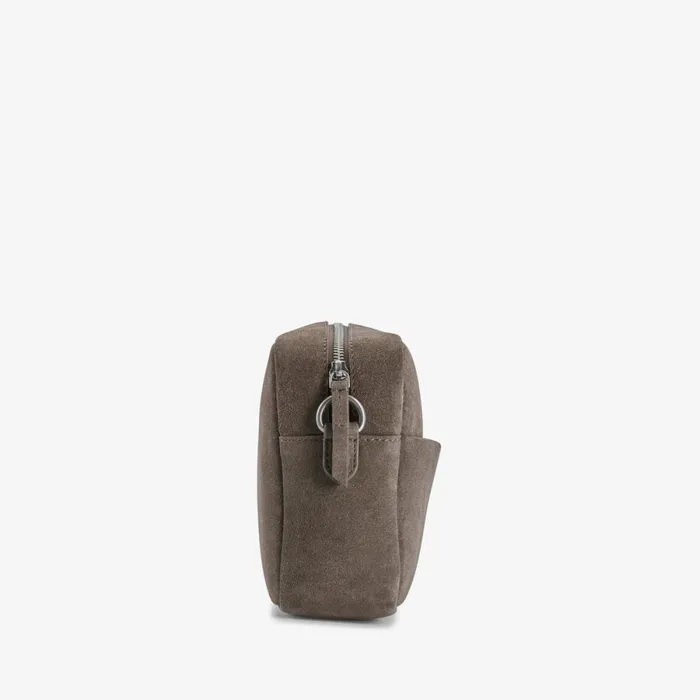 Clarks Women039s Bags Kierra Strap Dark Grey Suede 8211 Women